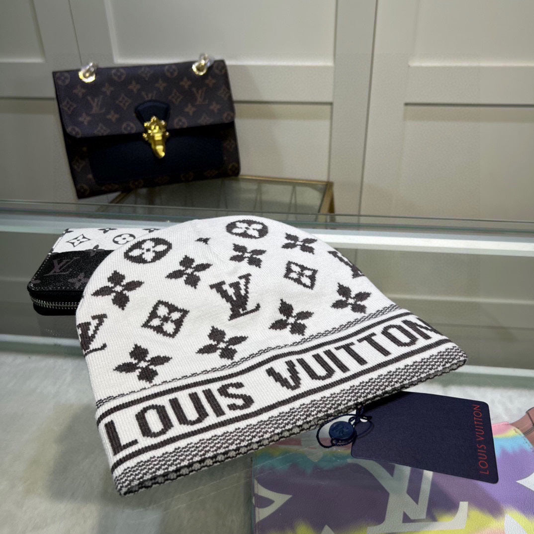 L/V Printed Knit Beanie