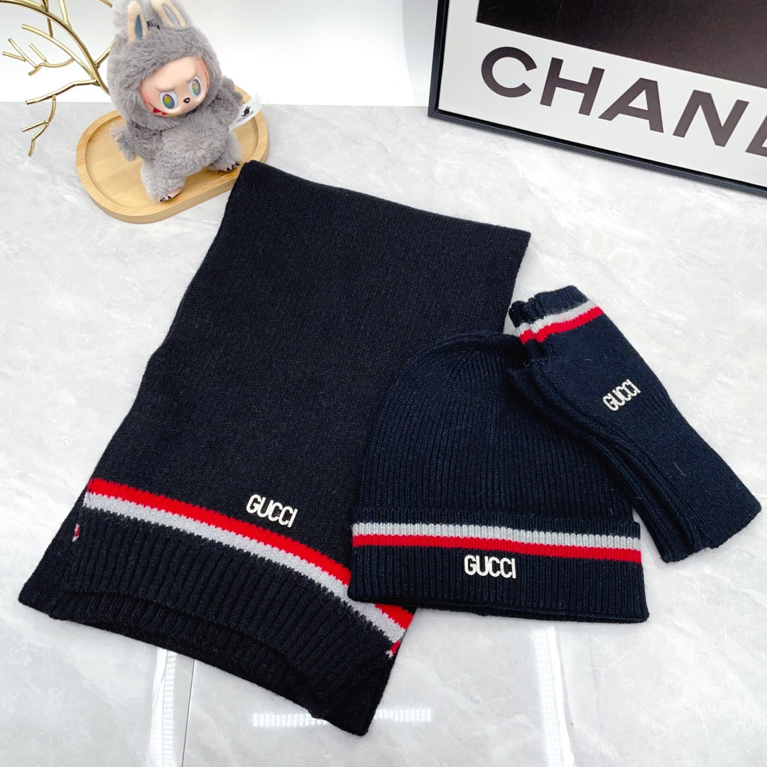 3PCS Set Beanie Scarf and Gloves Special